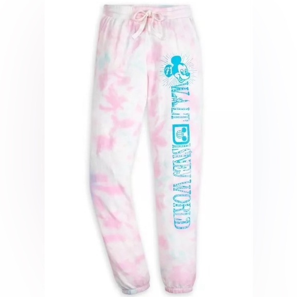 Walt Disney World Pastel Tie Dye Sweatpants - Picture 1 of 3